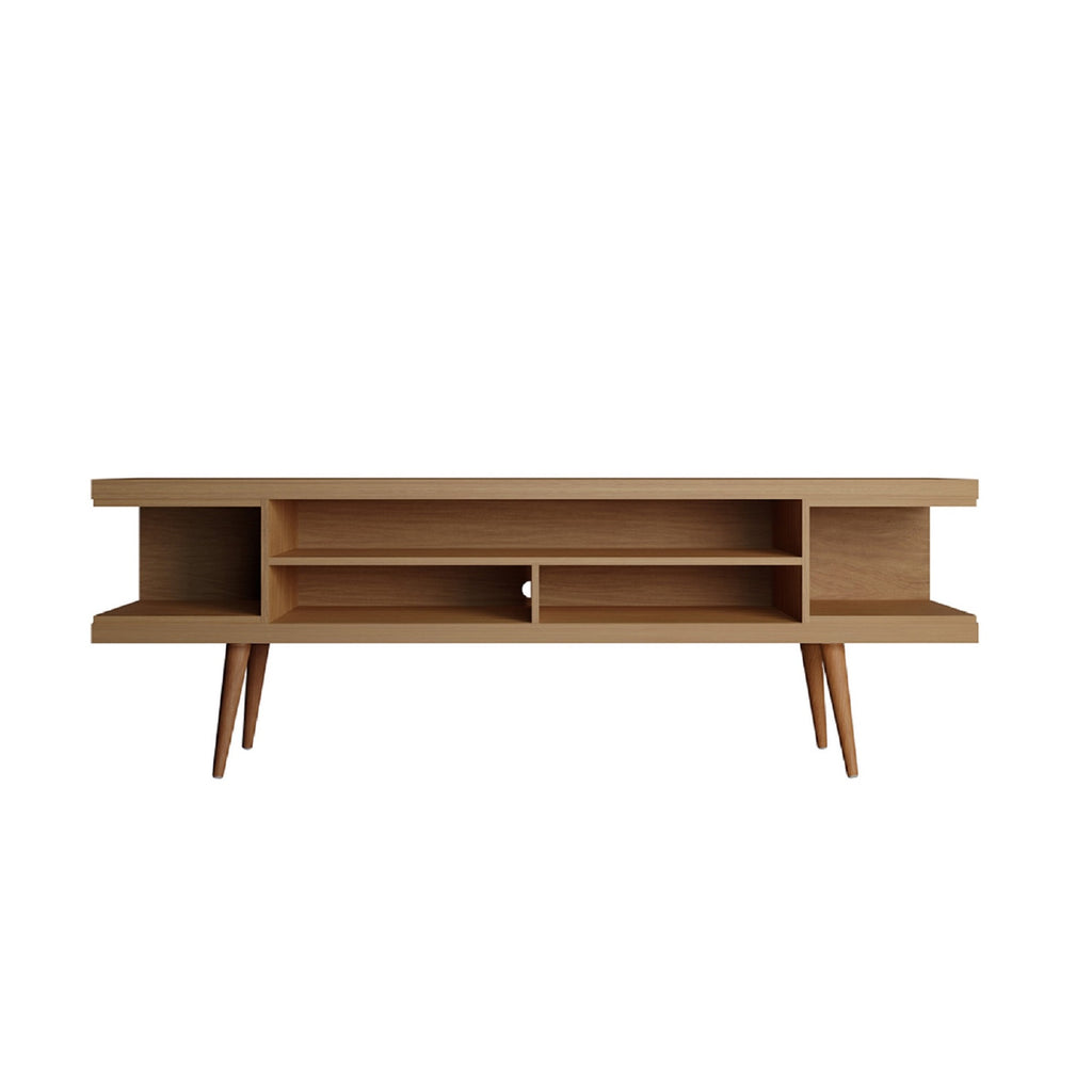 Manhattan Comfort Utopia Contemporary Modern 70" TV Stand in Maple Cream