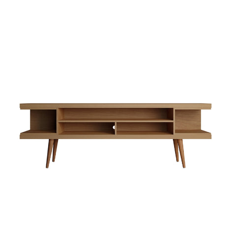 Manhattan Comfort Utopia Contemporary Modern 70" TV Stand in Maple Cream