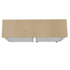 Manhattan Comfort Fortress Modern 3-Piece Garage Set in White - 19GMC-WH