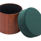 Zuo Boto Storage Ottoman Green