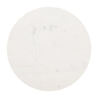 Zuo Vaan Side Table White & Walnut