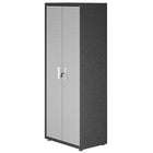 Manhattan Comfort Fortress Modern 75" Tall Garage Cabinet in Dark Gray