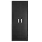Manhattan Comfort Fortress Modern 75" Tall Garage Cabinet in Charcoal Gray