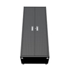 Manhattan Comfort Fortress Modern 75" Tall Garage Cabinet in Charcoal Gray