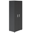 Manhattan Comfort Fortress Modern 75" Tall Garage Cabinet in Charcoal Gray