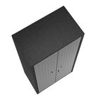 Manhattan Comfort Fortress Modern 75" Tall Garage Cabinet in Dark Gray