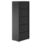 Manhattan Comfort Fortress Modern 75" Tall Garage Cabinet in Dark Gray