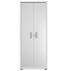 Manhattan Comfort Fortress Modern 75" Tall Garage Cabinet in White
