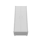 Manhattan Comfort Fortress Modern 75" Tall Garage Cabinet in White