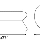 Zuo Madryn Coffee Table Silver