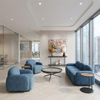 Zuo Cleo Swivel Chair Blue
