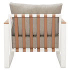 Zuo Welt Armchair Taupe & White