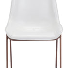 Zuo Magnus Dining Chair (Set of 2) White & Walnut