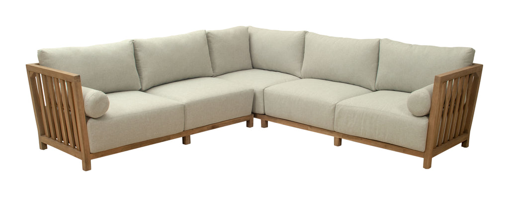 Zuo Teras Sectional Gray