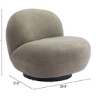 Zuo Myanmar Accent Chair Olive Green