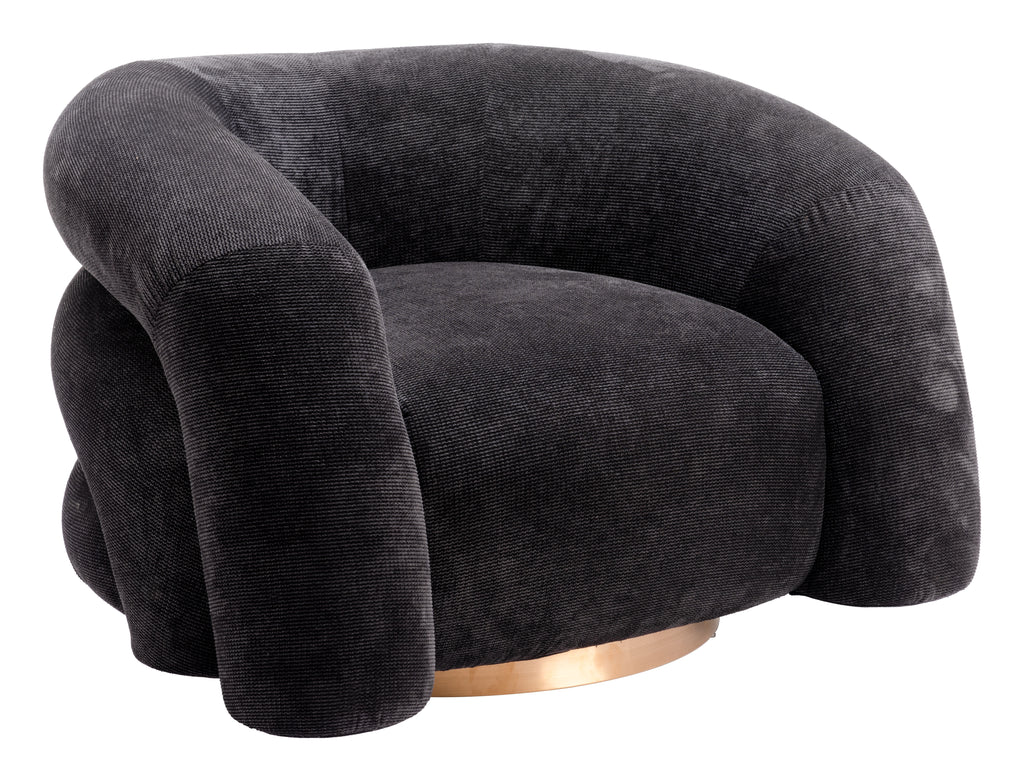 Zuo Havn Accent Chair Black