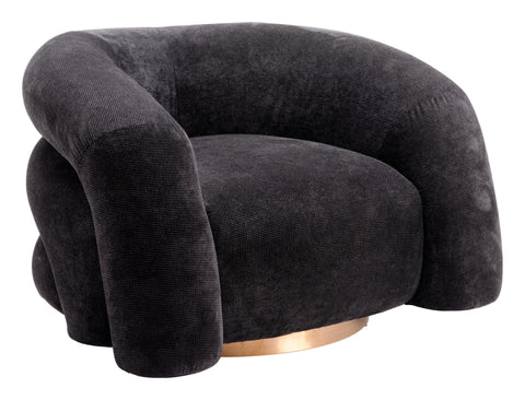 Zuo Havn Accent Chair Black