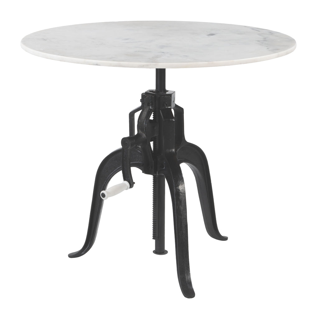 Zuo Mufid Bistro Table White & Black
