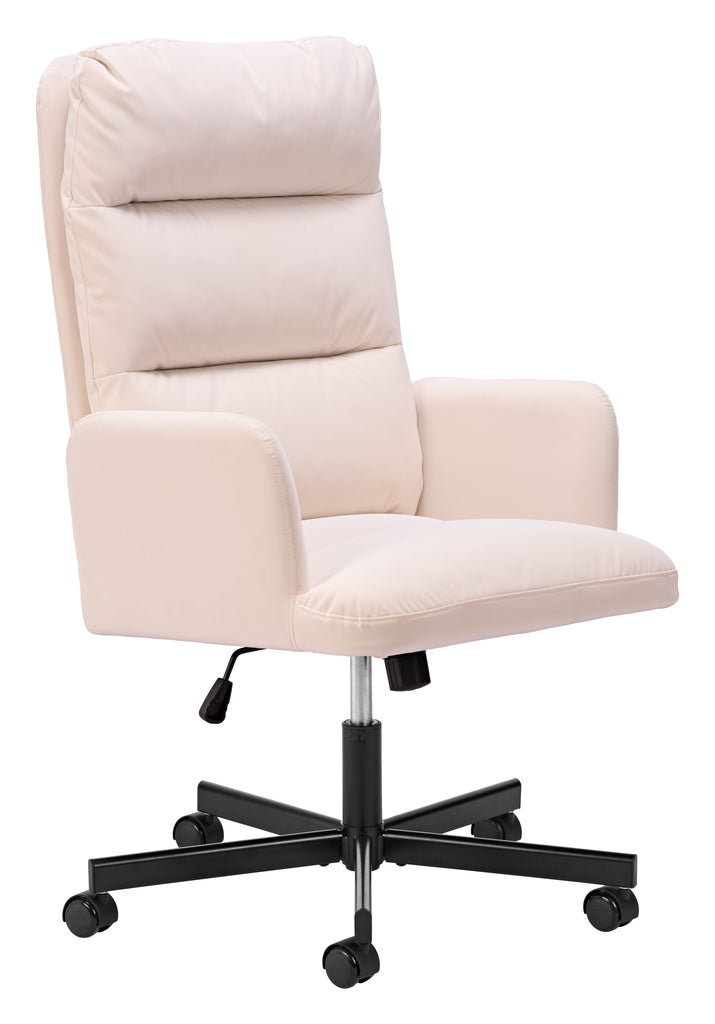 Zuo Sable Office Chair Ivory