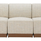 Zuo Christy Armless Chair Beige