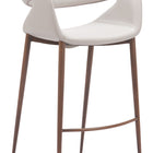 Zuo Limay Barstool Beige & Walnut