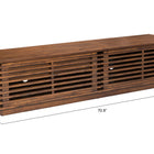 Zuo Linea Wide Entertainment Stand Walnut