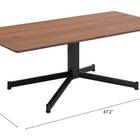 Zuo Mazzy Coffee Table Brown