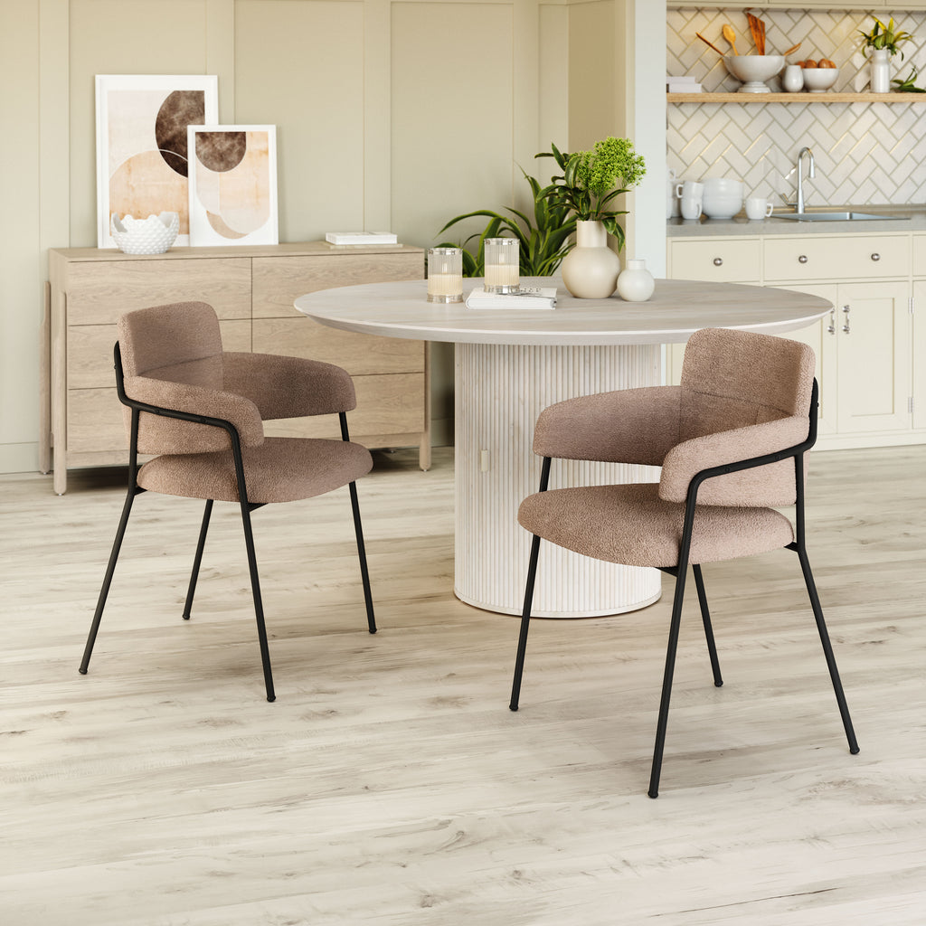 Zuo Marcel Dining Chair (Set of 2) Brown