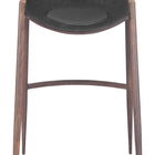 Zuo Desi Barstool (Set of 2) Black & Walnut