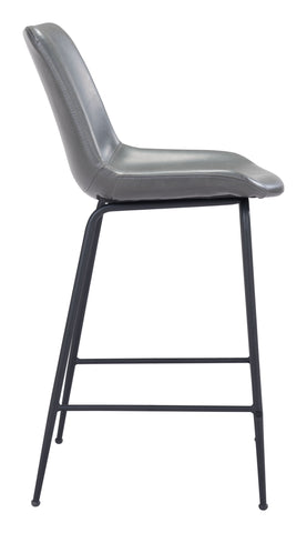 Zuo Byron Counter Stool Gray