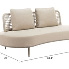 Zuo Ruhe Sofa Beige