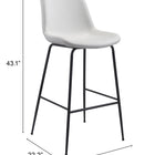 Zuo Byron Barstool White
