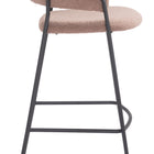 Zuo Josephine Barstool (Set of 2) Brown