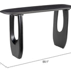 Zuo Arasan Console Table Black