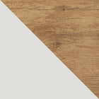 Manhattan Comfort Rockefeller Mid-Century Modern 20" Nightstand in Off White (1-Drawer) - Set of 2 - 2-101GMC3