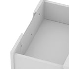Manhattan Comfort Rockefeller Mid-Century Modern 20" Nightstand in White (2-Drawer) - Set of 2