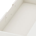 Manhattan Comfort Rockefeller Mid-Century Modern 35" Dresser in White (3-Drawer) - Set of 2