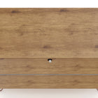 Manhattan Comfort Rockefeller Mid-Century Modern 35" Dresser in Gray (3-Drawer) - Set of 2