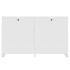 Manhattan Comfort Coney Mid-Century Modern 28" Nightstand in White (3-Drawer) - Set of 2