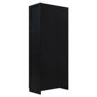 Manhattan Comfort Cornelia Modern 2-Piece Wardrobe Closet in Black