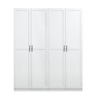 Manhattan Comfort Cornelia Modern 2-Piece Wardrobe Closet in White