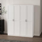 Manhattan Comfort Cornelia Modern 2-Piece Wardrobe Closet in White