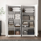 Manhattan Comfort Cornelia Modern 2-Piece Wardrobe Closet in White