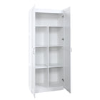 Manhattan Comfort Cornelia Modern 2-Piece Wardrobe Closet in White