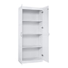 Manhattan Comfort Cornelia Modern 2-Piece Wardrobe Closet in White
