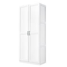 Manhattan Comfort Cornelia Modern 2-Piece Wardrobe Closet in White