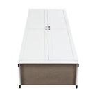 Manhattan Comfort Cornelia Modern 2-Piece Wardrobe Closet in White