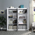 Manhattan Comfort Hopkins Modern 2-Piece Wardrobe Closet in White