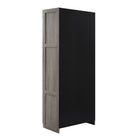 Manhattan Comfort Hopkins Modern 30" Storage Cabinet in Gray (7-Shelf) - Set of 2