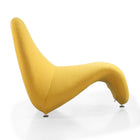 Manhattan Comfort MoMa Modern Wool Blend Accent Chair in Yellow - Set of 2